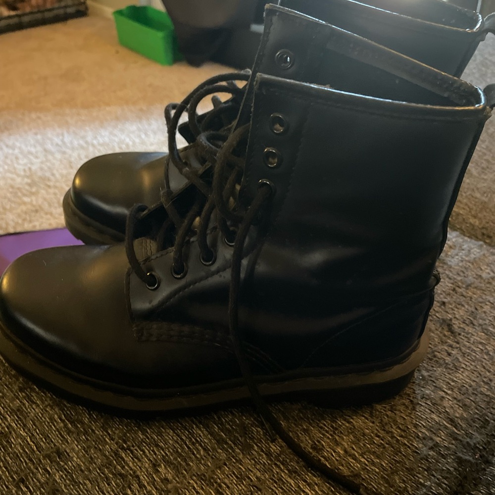 Dr. Martens Classic Black Combat Boots